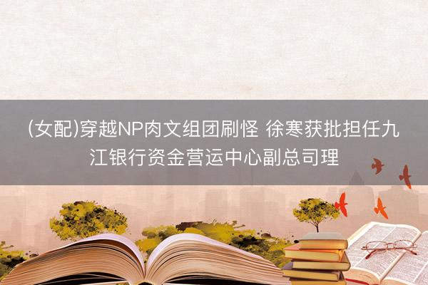 (女配)穿越NP肉文组团刷怪 徐寒获批担任九江银行资金营运中心副总司理